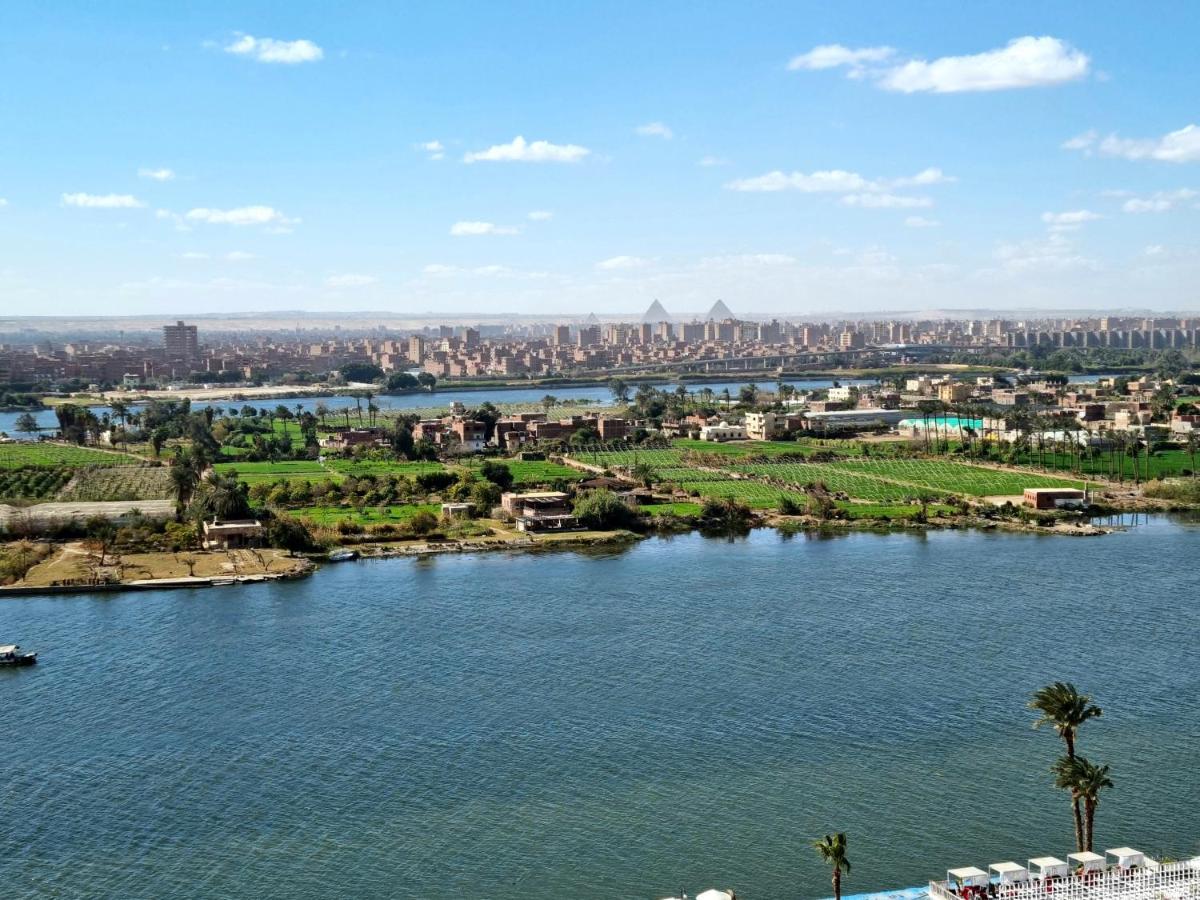 Amazing Nile View And Pyramids Apartment Cairo Exterior photo